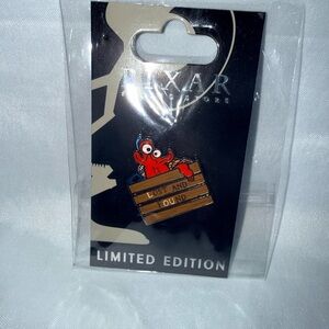 Pixar Limited Edition Kids "Lost and Found" Red Crab Pin